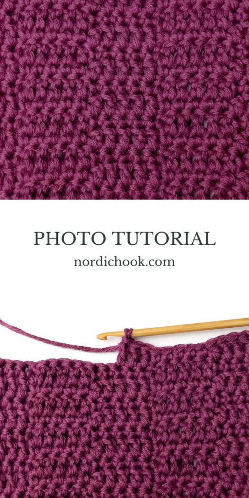 Crochet stitch tutorial: Wide checkers stitch