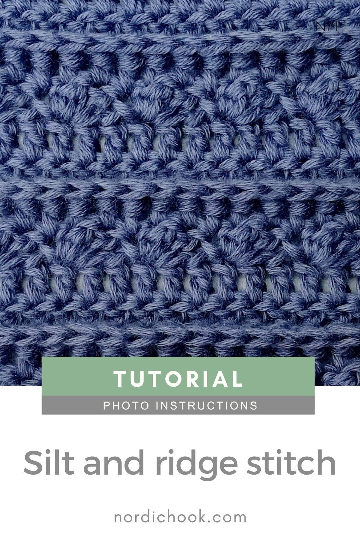 Hook Ridge Pattern Ridge Stitch Tutorial _ Lame NOT! Garter Ridge Knit Stitch Pattern ...
