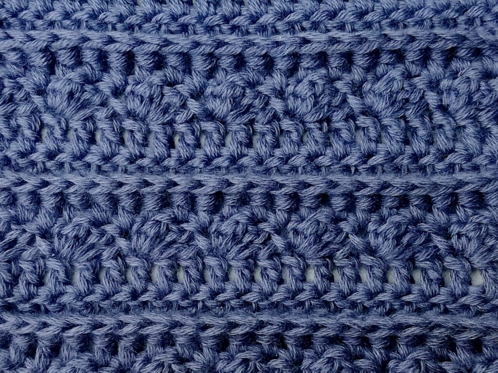 Crochet stitch tutorial: Silt and ridge stitch