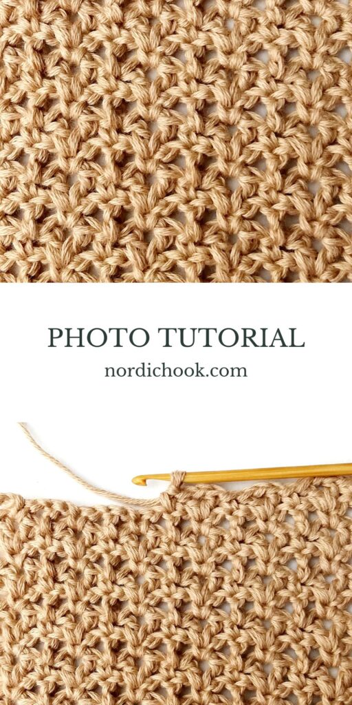 Crochet stitch tutorial: Blossom stitch