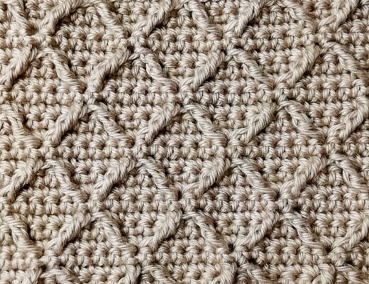 Crochet stitch tutorial: Lattice stitch