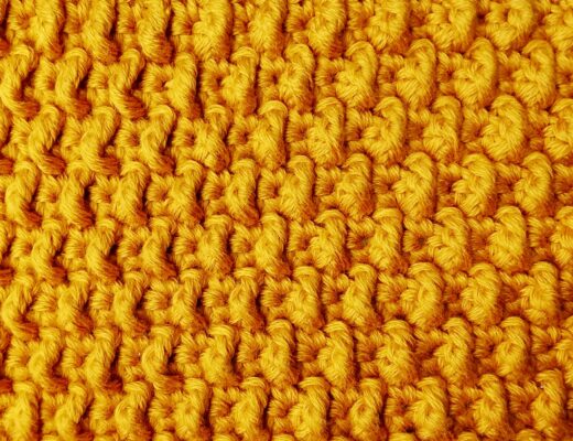 Crochet stitch tutorial: Textured granite stitch