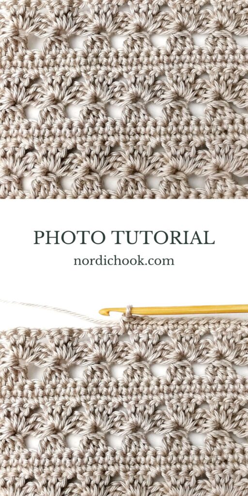 Crochet stitch tutorial: Aligned four leaf clover stitch