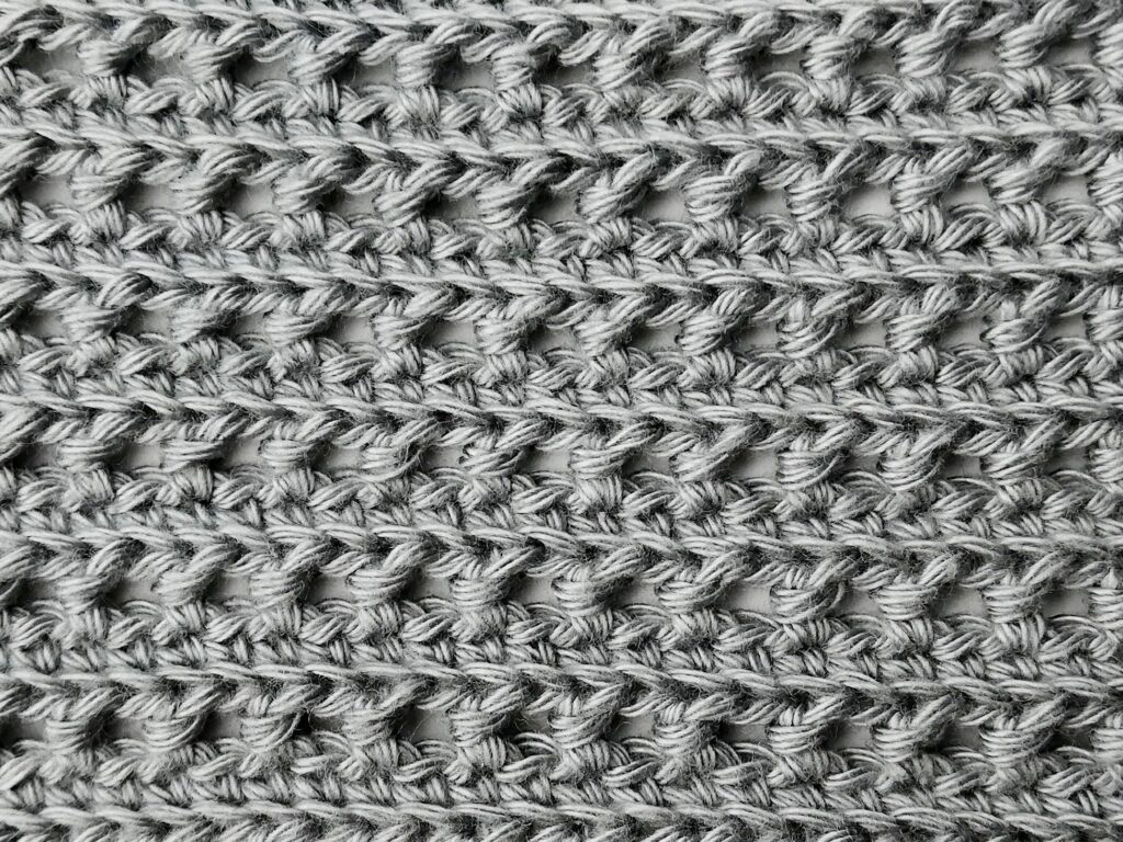 Crochet stitch tutorial: Open ridge stitch