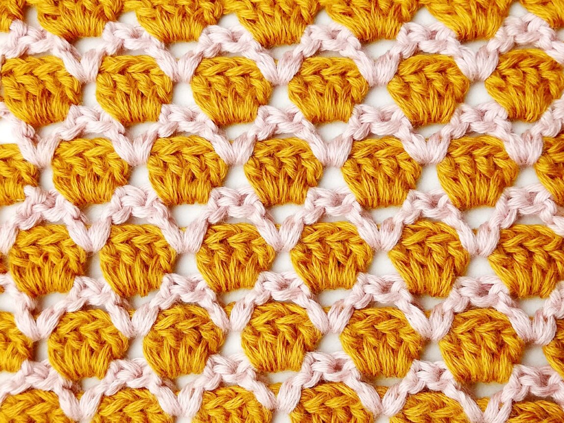 Crochet stitch tutorial: Simple cupcake stitch
