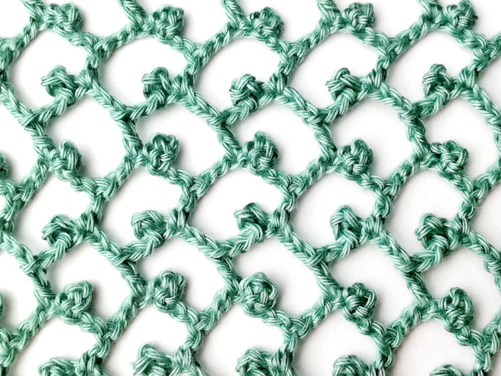 Crochet stitch tutorial: Wild net stitch