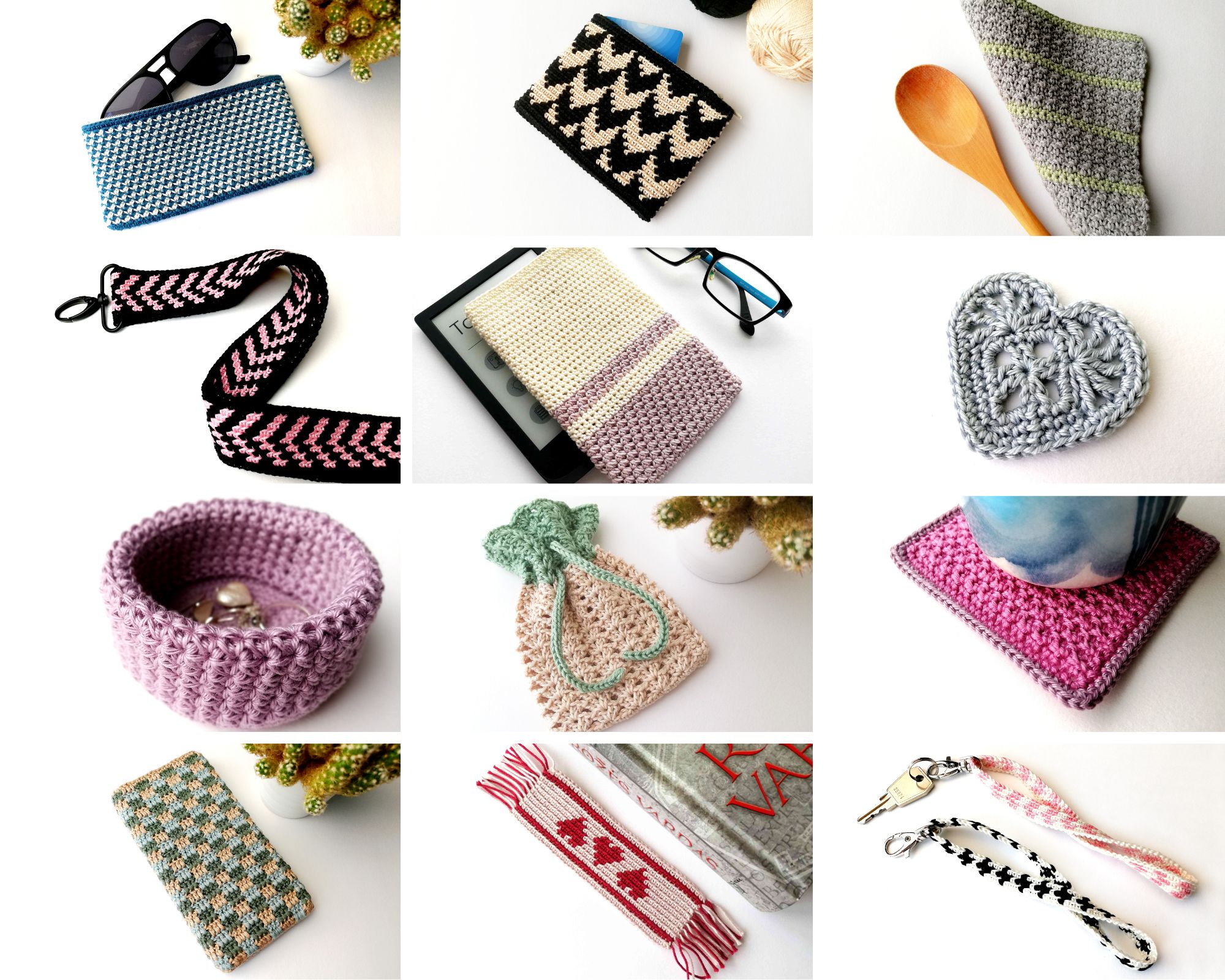 12 small crochet projects