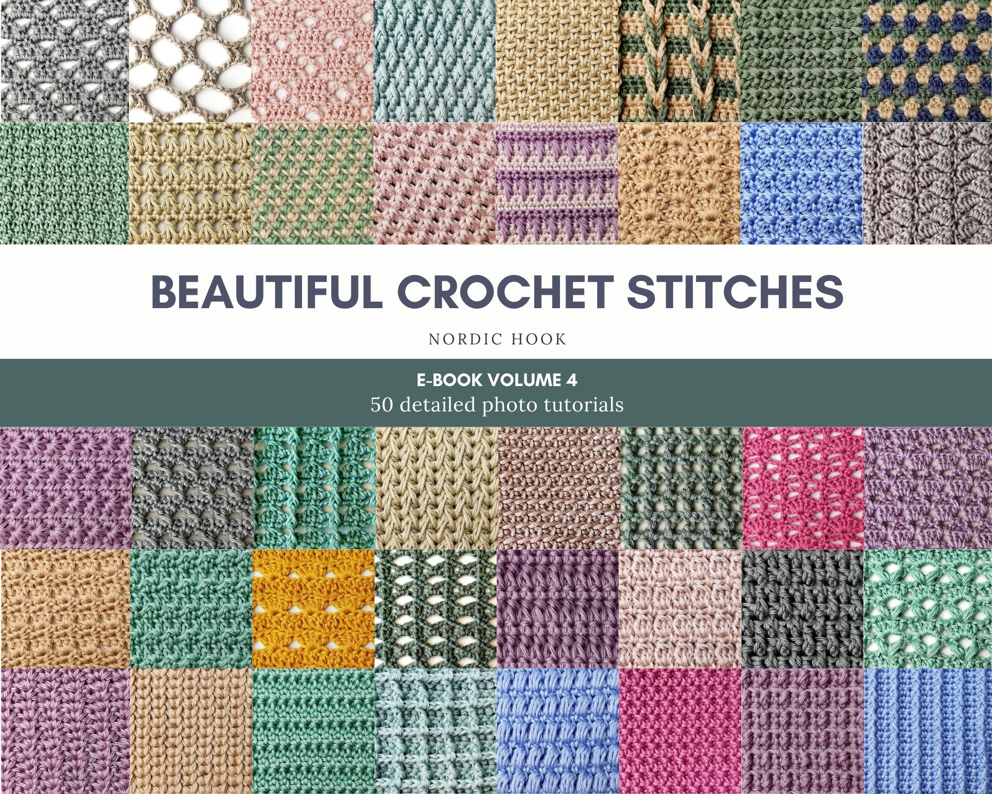 E-Book Beautiful crochet stitches Volume 4