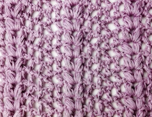 Crochet stitch tutorial: Harvest chevron stitch