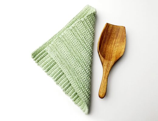 Free crochet pattern: Crochet dishcloth Betty
