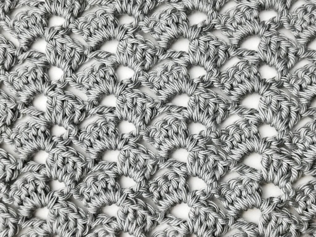 Crochet stitch tutorial: Drunken granny stitch