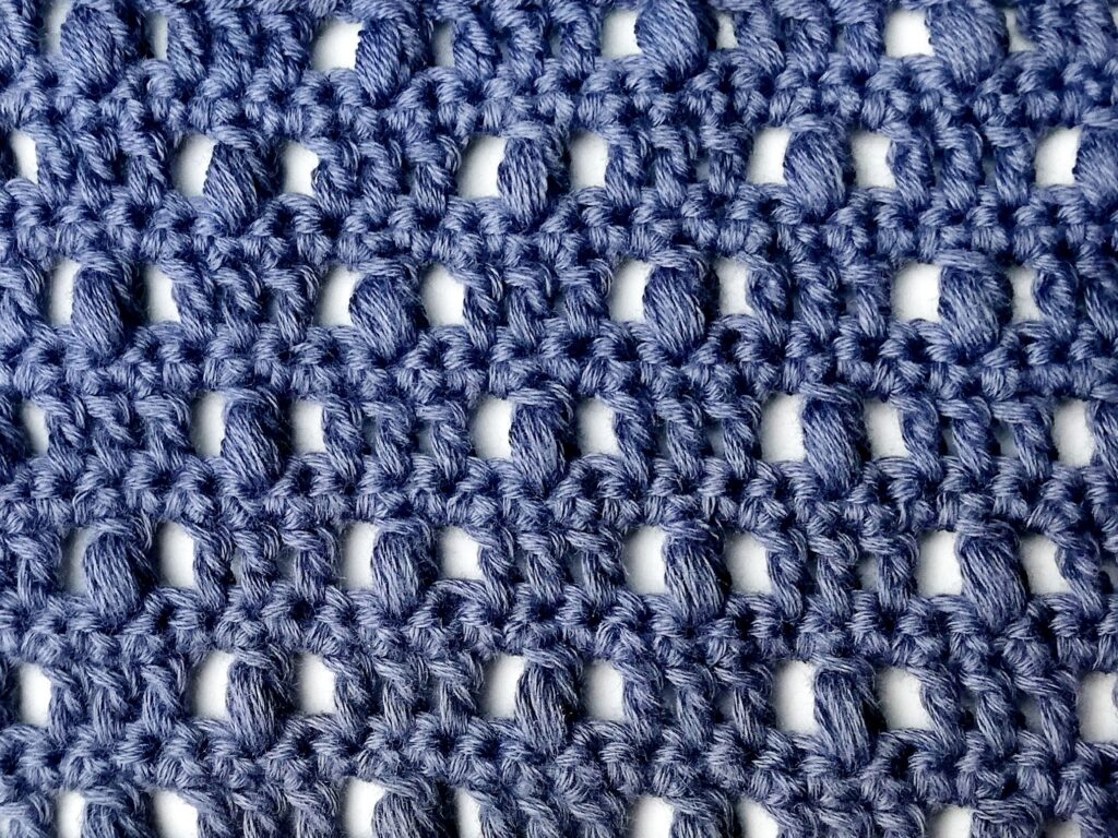 Crochet stitch tutorial: Blueberry stitch