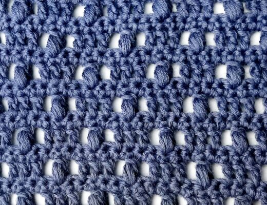 Crochet stitch tutorial: Blueberry stitch