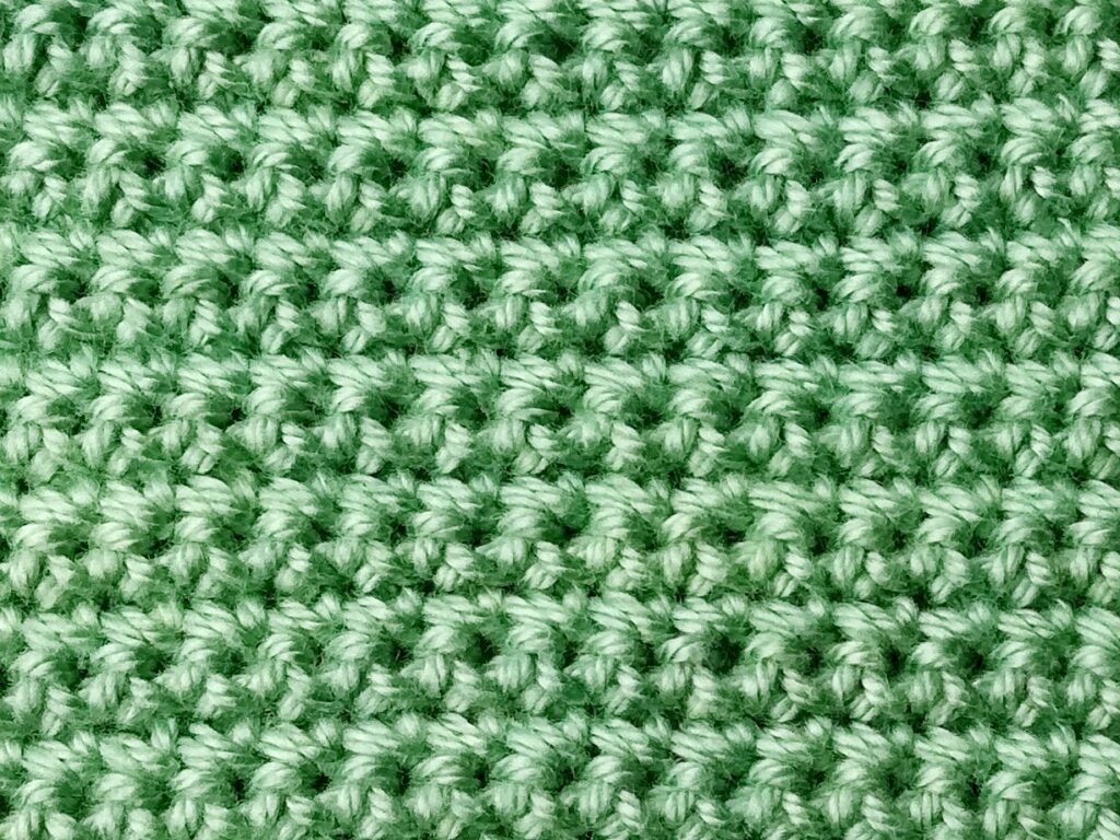 Cross stitch single crochet