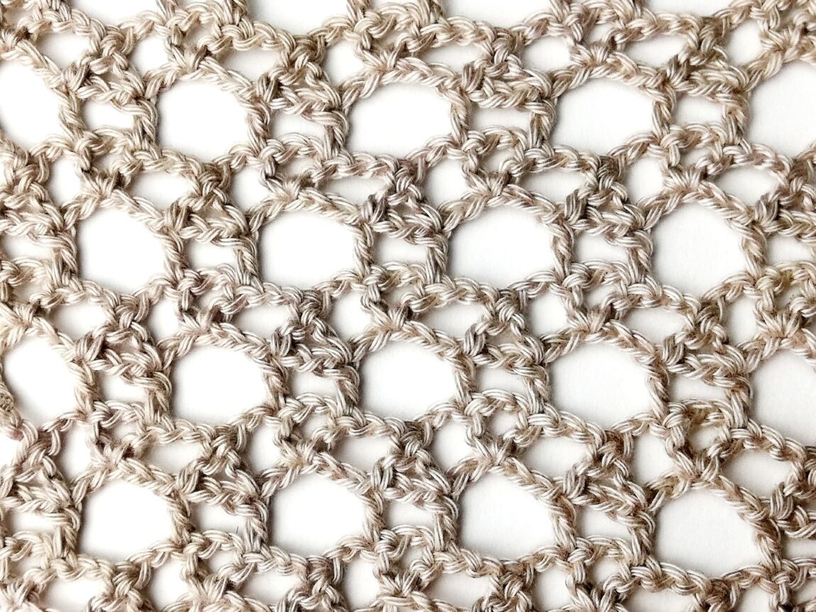 Crochet stitch tutorial: Lacy interlocked circles stitch