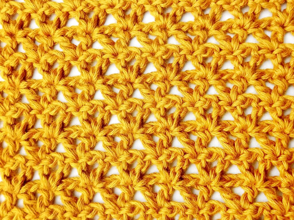 Crochet stitch tutorial: Offset V stitch