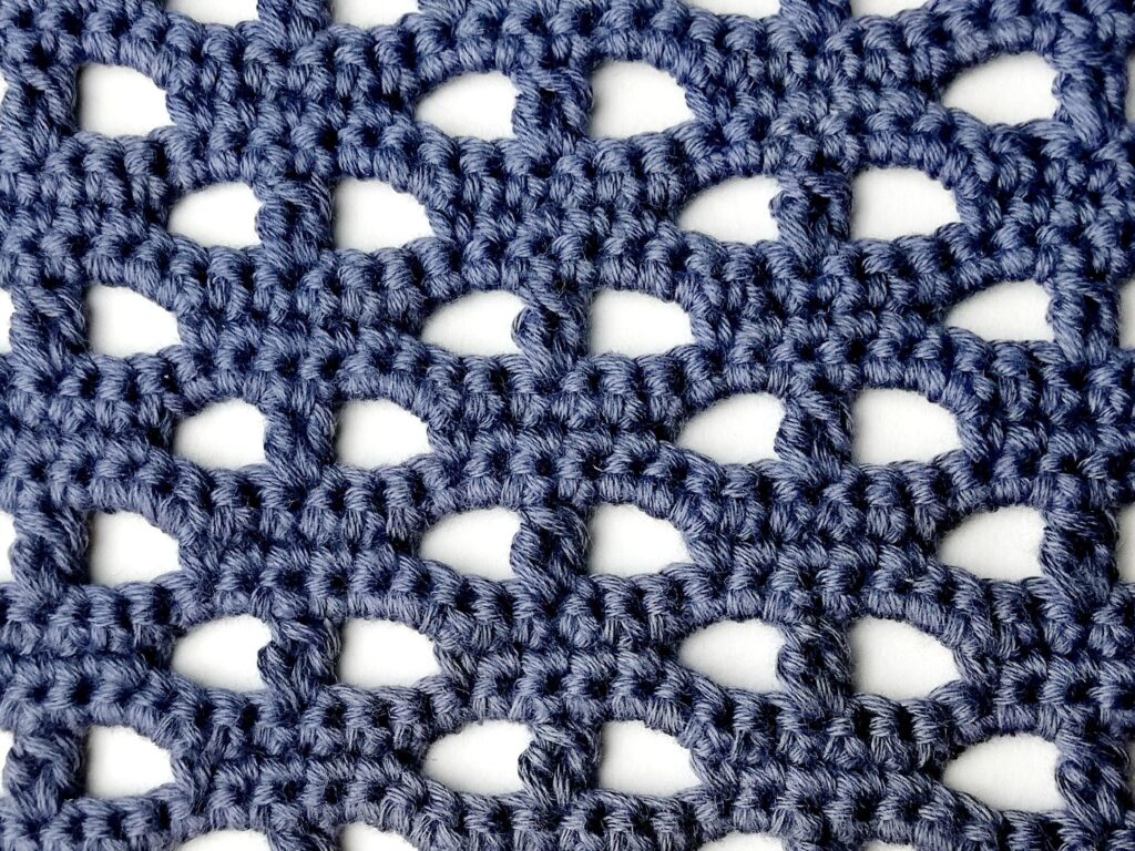 Crochet stitch photo tutorial: Eye stitch