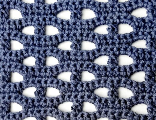Crochet stitch photo tutorial: Eye stitch