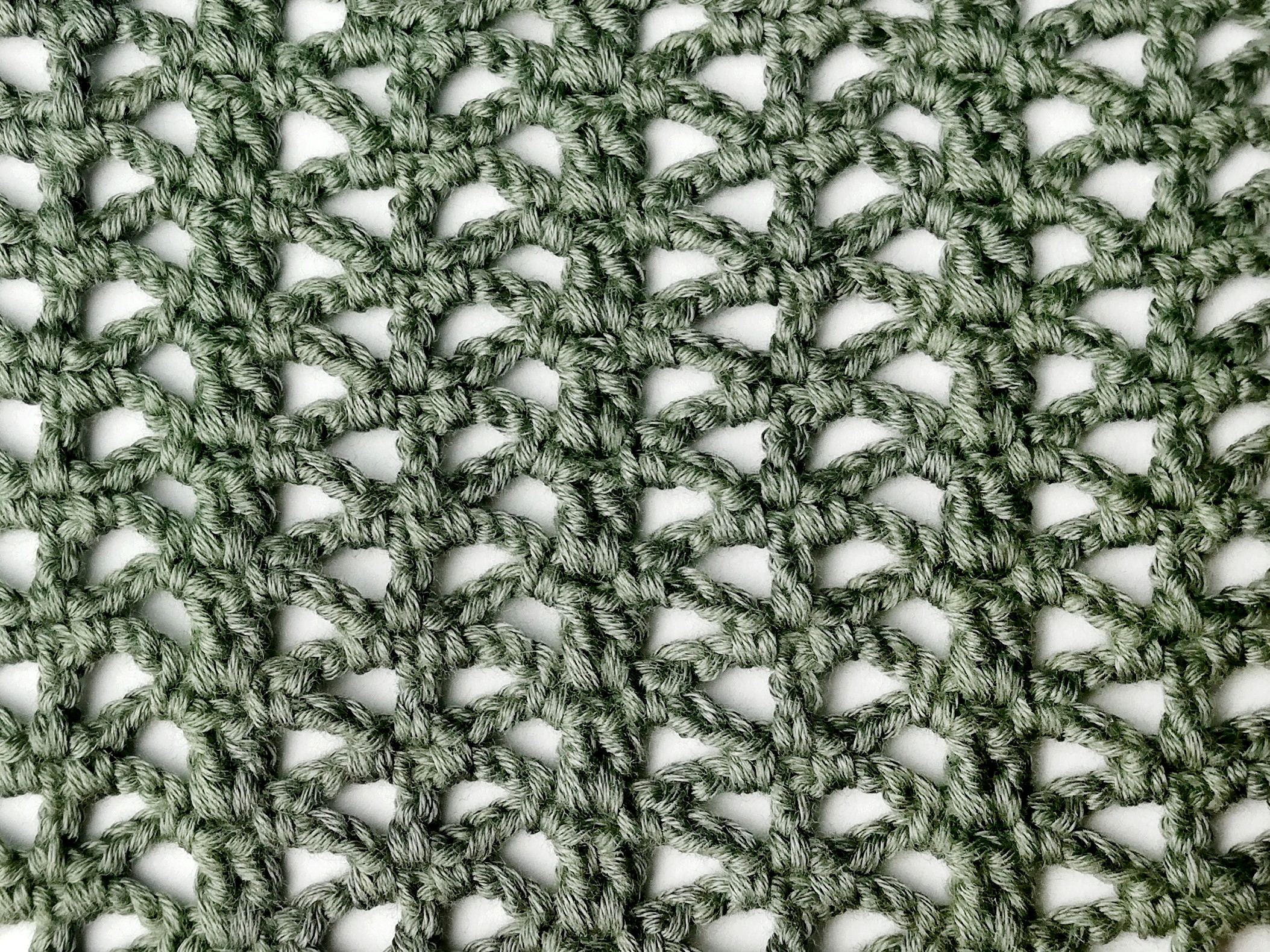 Crochet stitch step-by-step photo tutorial: Lacy spider column stitch