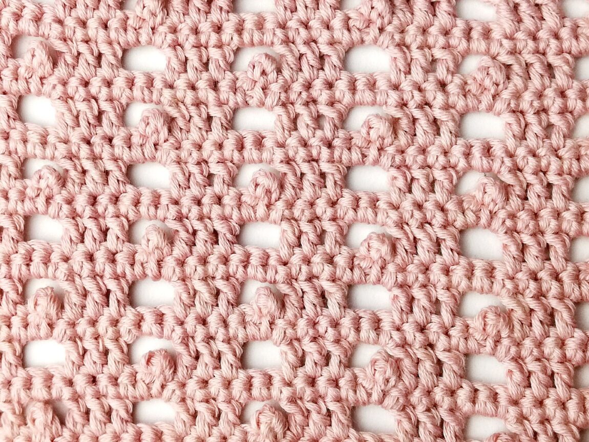 Crochet stitch step-by-step photo tutorial