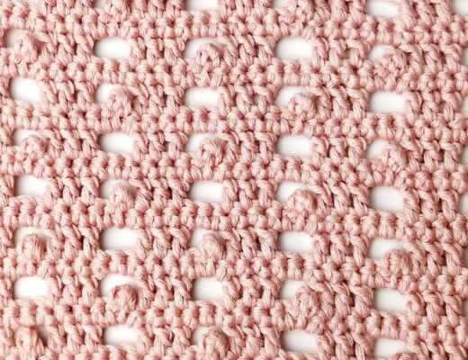 Crochet stitch step-by-step photo tutorial
