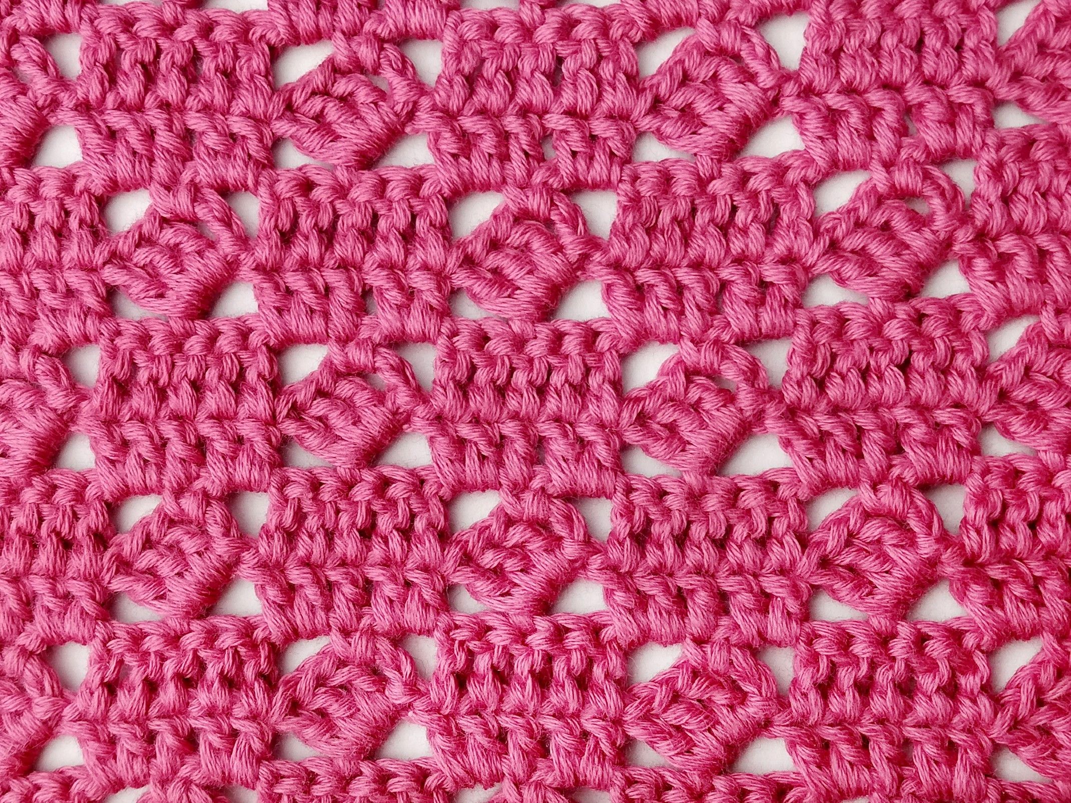 Crochet stitch step-by-step photo tutorial: Checkered tilted block stitch
