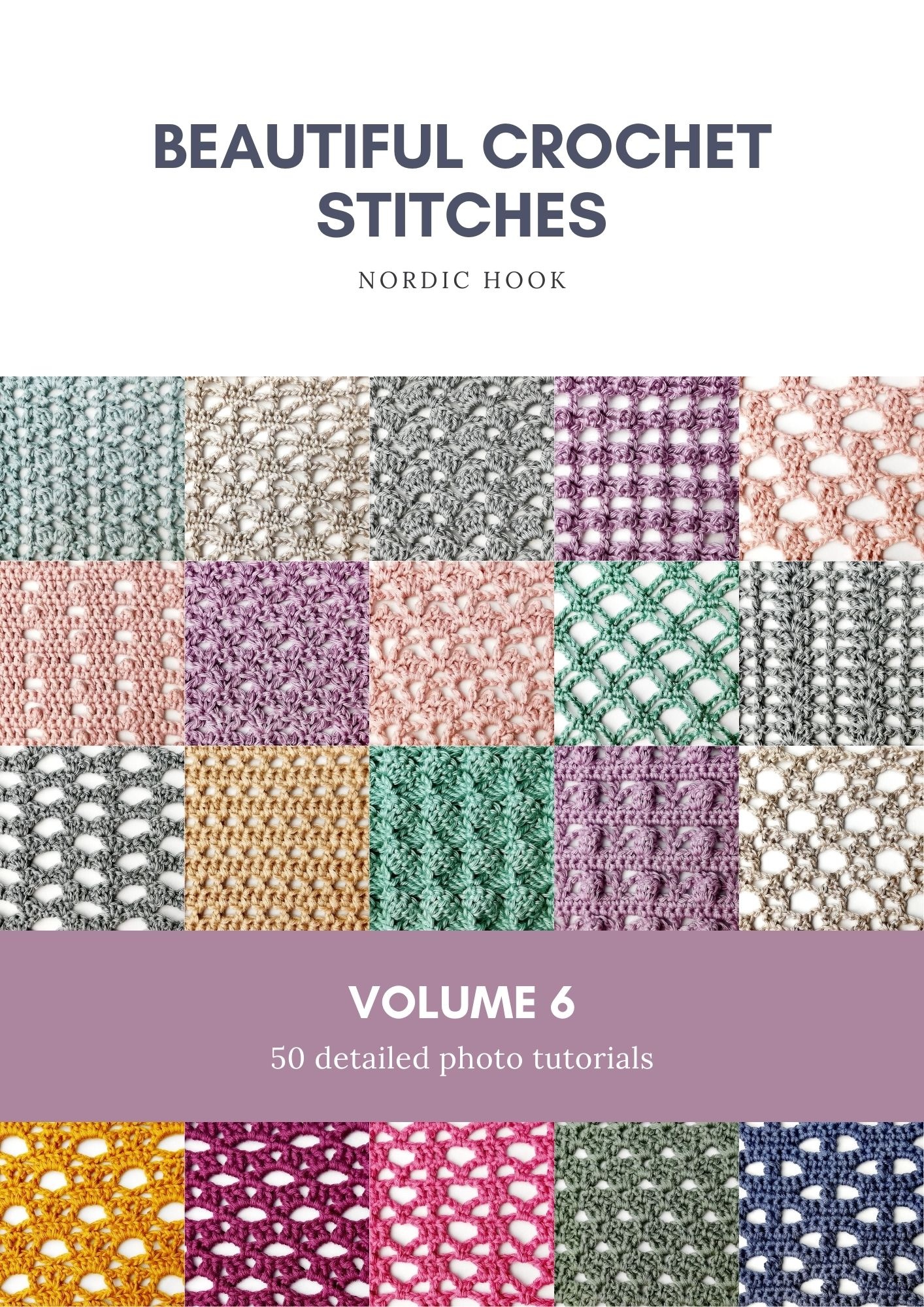 Drunken granny stitch - Nordic Hook - Free crochet stitch tutorial
