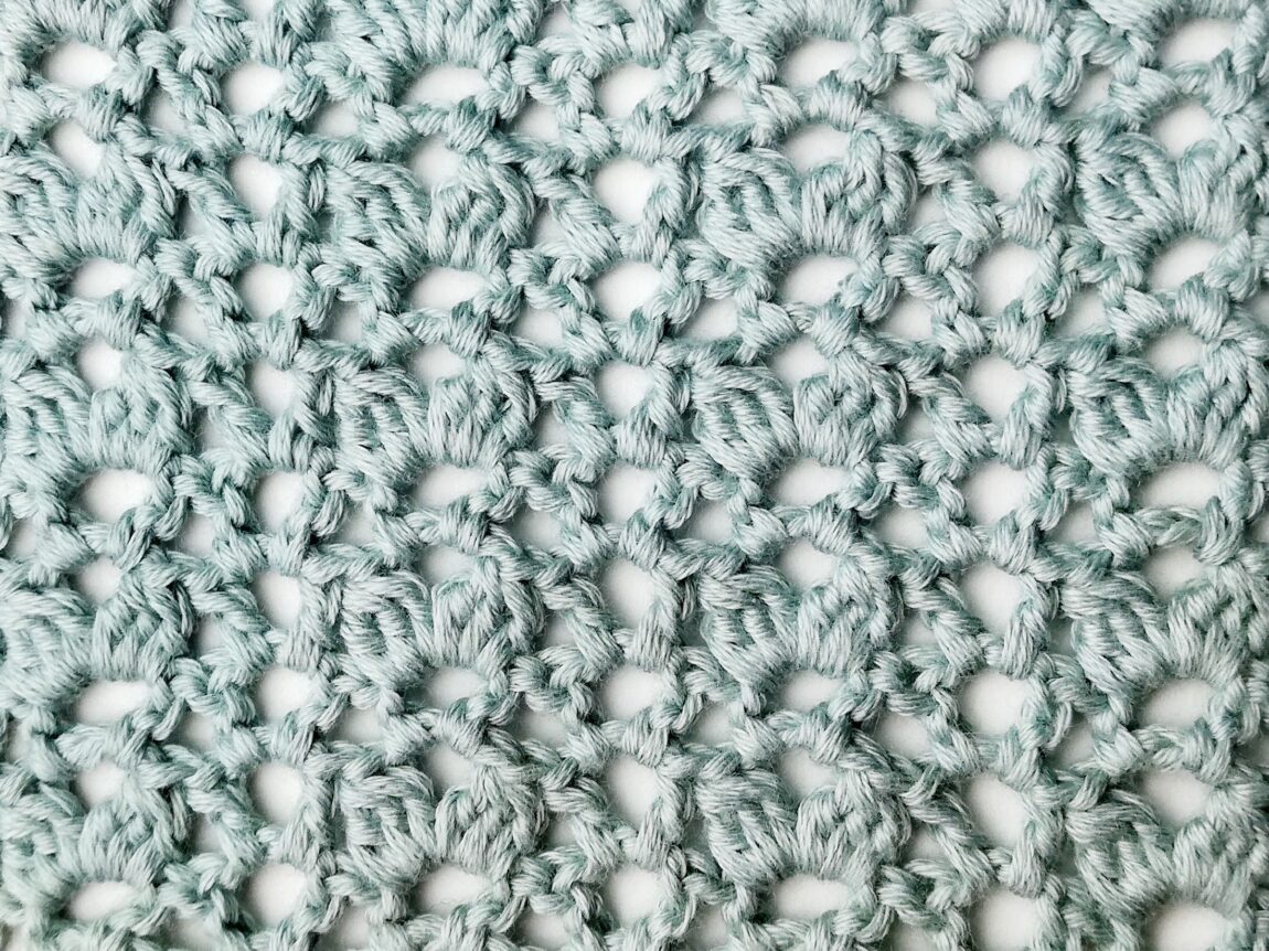 Crochet stitch step-by-step photo tutorial: Stacked V and cluster V stitch