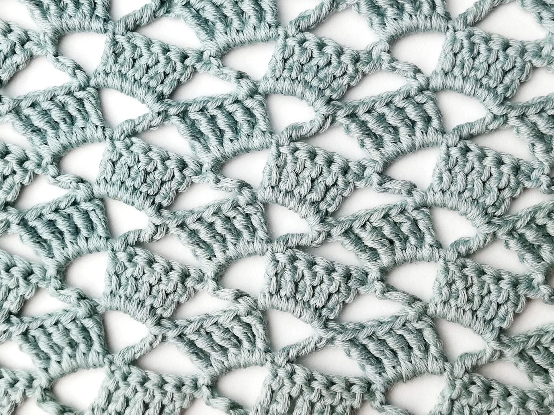 Crochet stitch step-by-step photo tutorial: Large drunken granny stitch
