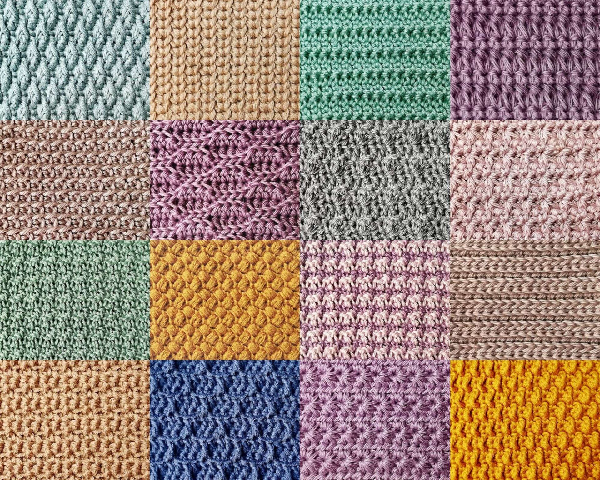 40+ easy crochet stitches for hats with step-by-step photo tutorials
